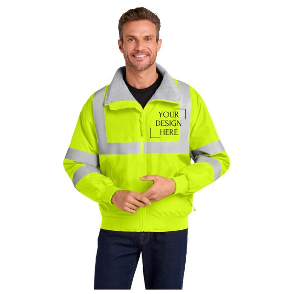 Enhanced Visibility Challenger Jacket with Reflective Taping Thumbnail