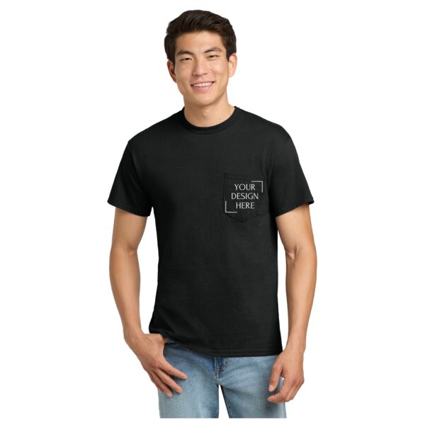 Ultra Cotton ® 100% US Cotton T Shirt with Pocket Thumbnail