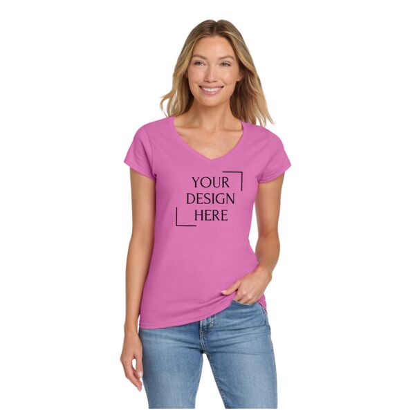 Softstyle ® Women's Fit V Neck T Shirt Thumbnail