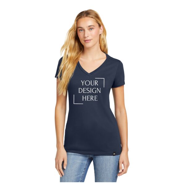 Women's Heritage Blend V Neck Tee Thumbnail