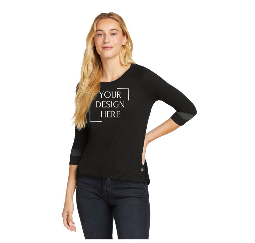 Women's Tri Blend 3/4 Sleeve Tee Thumbnail