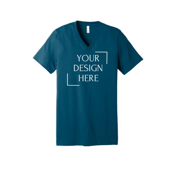 Unisex Jersey Short Sleeve V Neck Tee Thumbnail