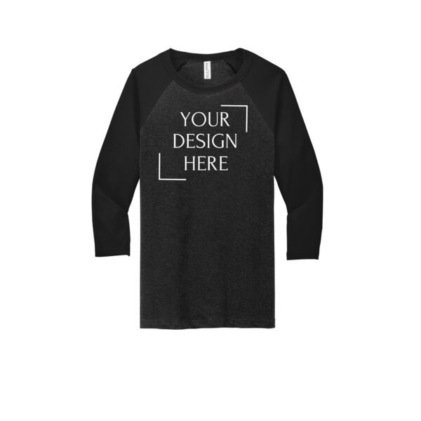 Unisex 3/4 Sleeve Baseball Tee Thumbnail