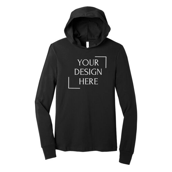 Unisex Jersey Long Sleeve Hoodie Thumbnail