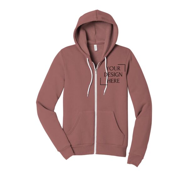Unisex Sponge Fleece Full Zip Hoodie Thumbnail