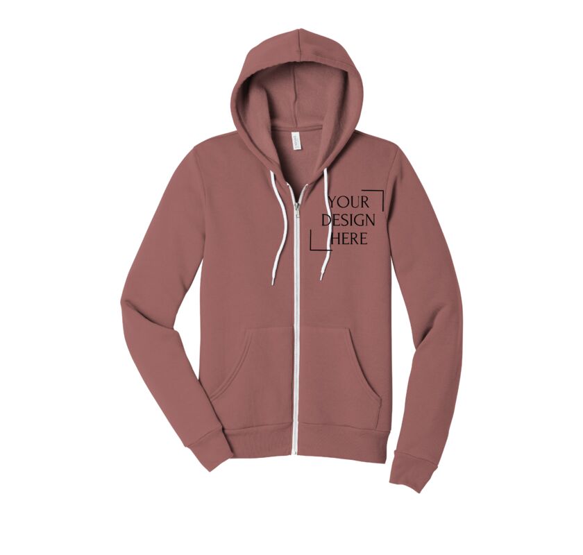 Unisex Sponge Fleece Full Zip Hoodie Thumbnail