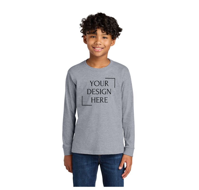 Youth Cotton Long Sleeve Tee Thumbnail