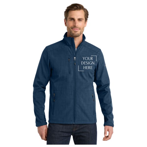 Shaded Crosshatch Soft Shell Jacket Thumbnail
