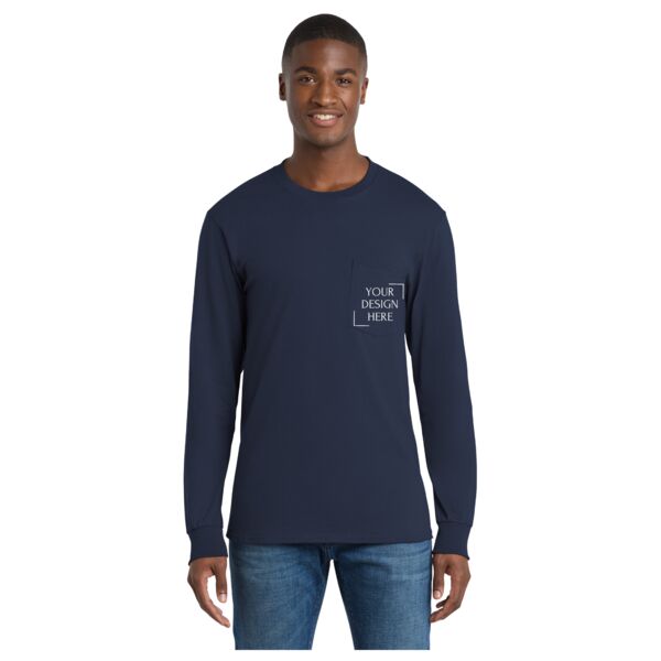 Long Sleeve Essential Pocket Tee Thumbnail