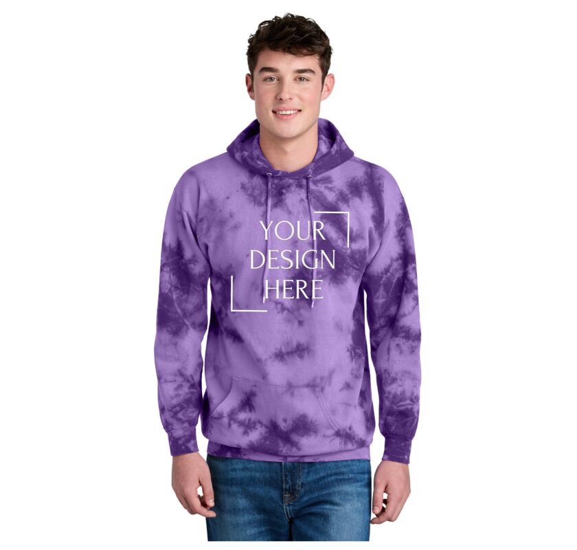 Crystal Tie Dye Pullover Hoodie Thumbnail