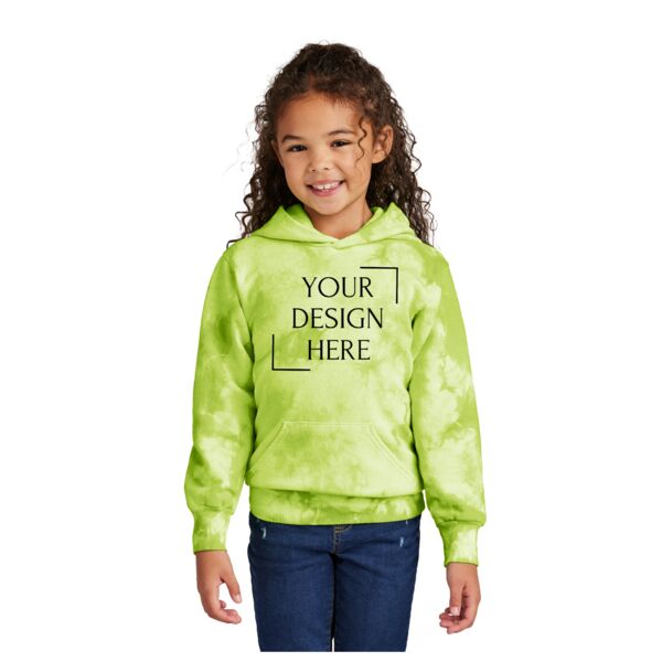 Youth Crystal Tie Dye Pullover Hoodie Thumbnail