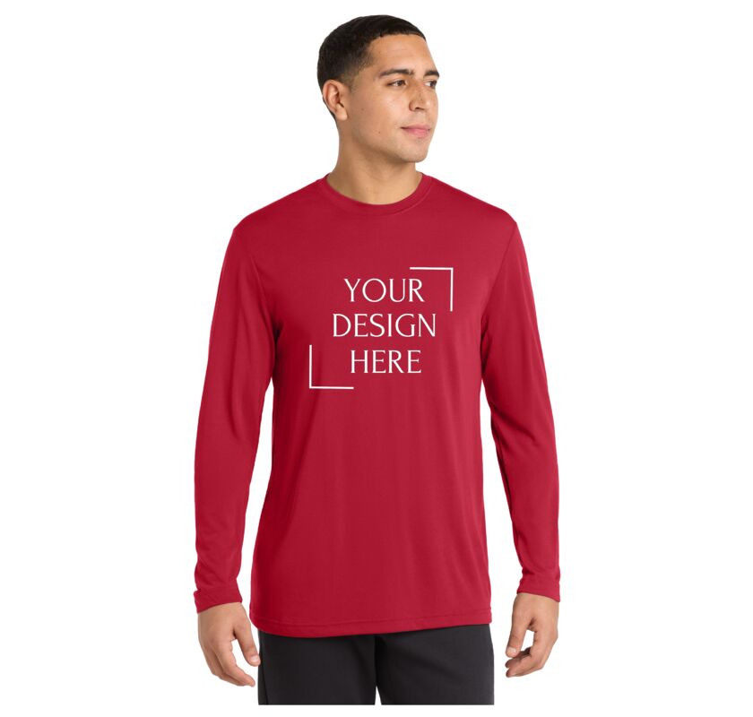 Long Sleeve PosiCharge ® Competitor Cotton Touch Tee Thumbnail
