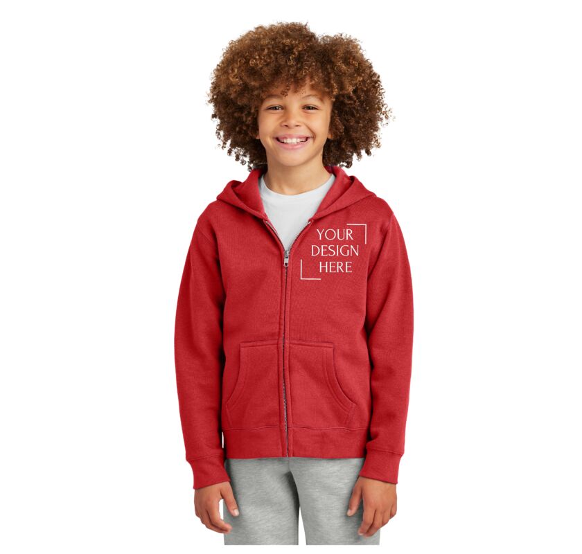 Youth V.I.T. Fleece Full Zip Hoodie Thumbnail