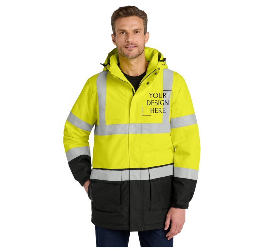 Ansi 107 Class 3 Safety Heavyweight Parka Thumbnail