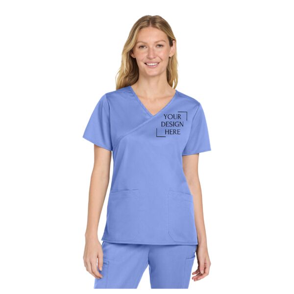 Women's WorkFlex Mock Wrap Top Thumbnail