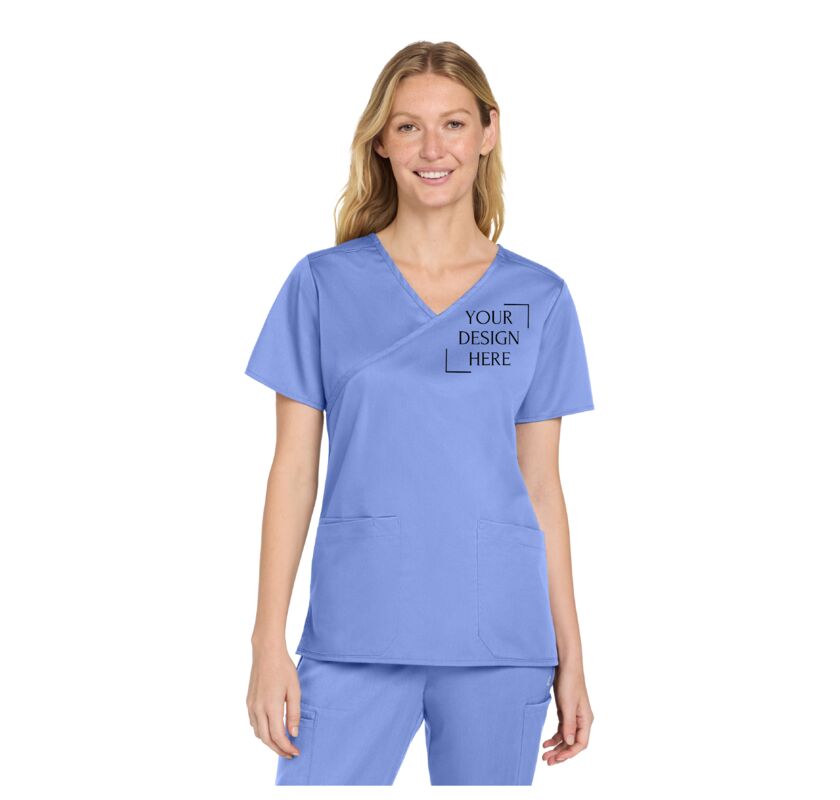 Women's WorkFlex Mock Wrap Top Thumbnail