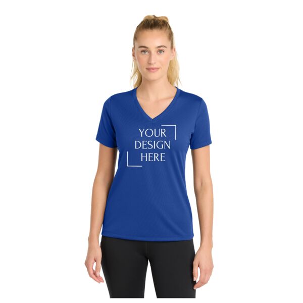 Women's PosiCharge ® RacerMesh ® V Neck Tee Thumbnail