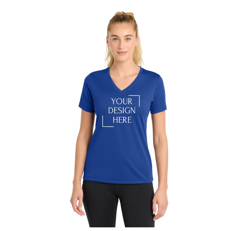 Women's PosiCharge ® RacerMesh ® V Neck Tee Thumbnail