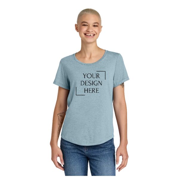 Women's Relaxed Tri Blend Scoop Neck Tee Thumbnail