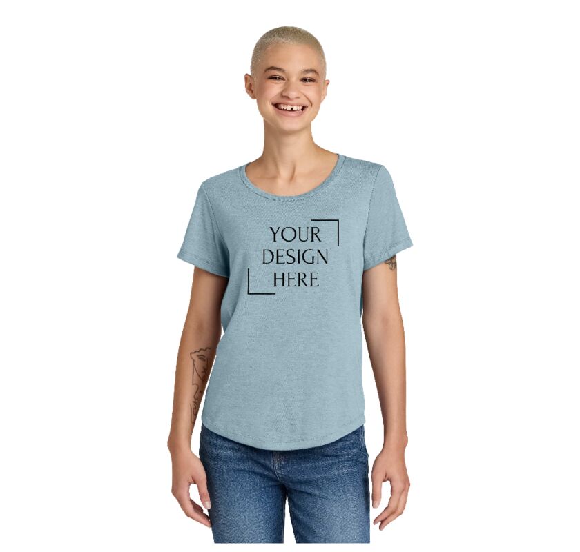 Women's Relaxed Tri Blend Scoop Neck Tee Thumbnail