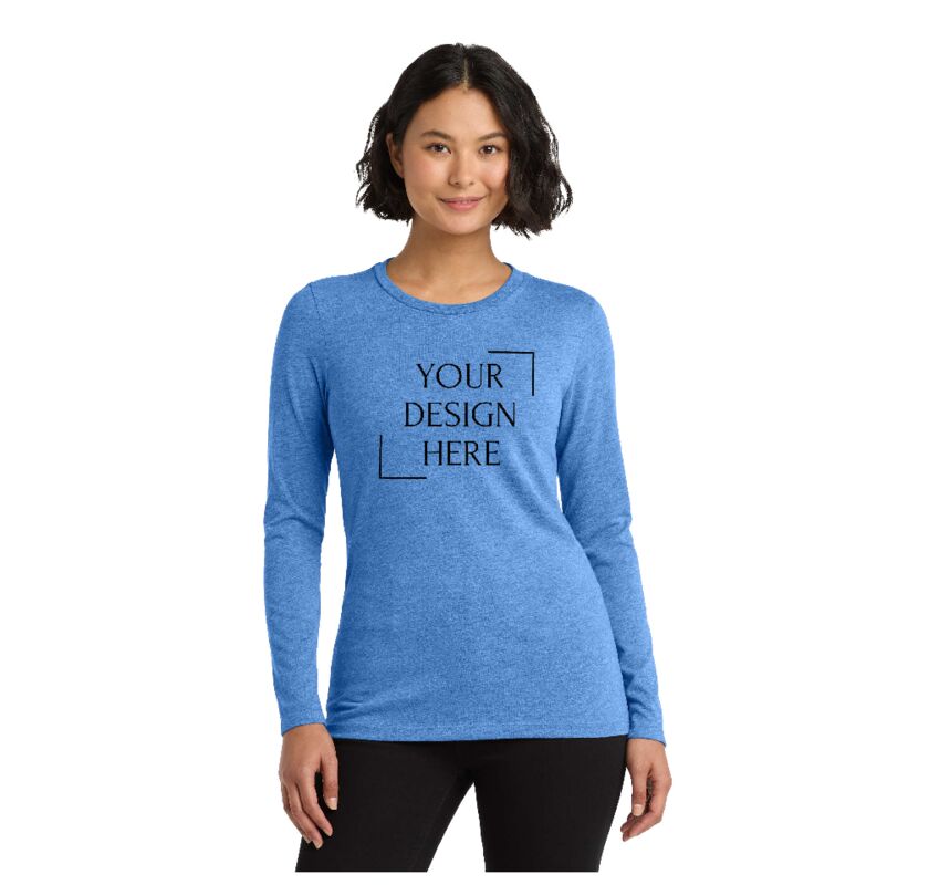 Women's Tri Blend Long Sleeve Tee Thumbnail