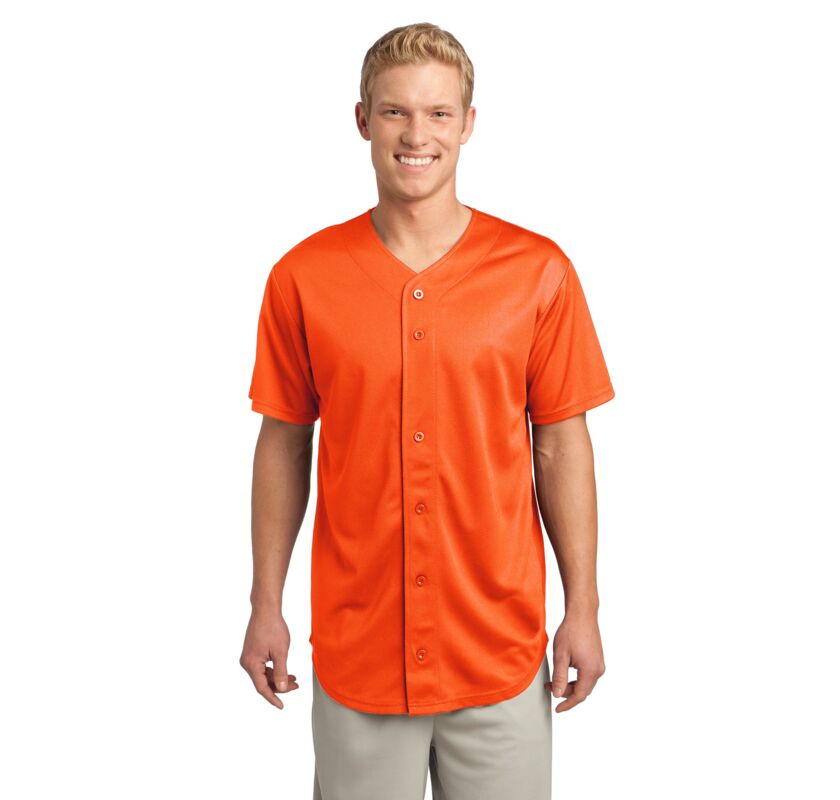 PosiCharge ® Tough Mesh Full Button Jersey Thumbnail
