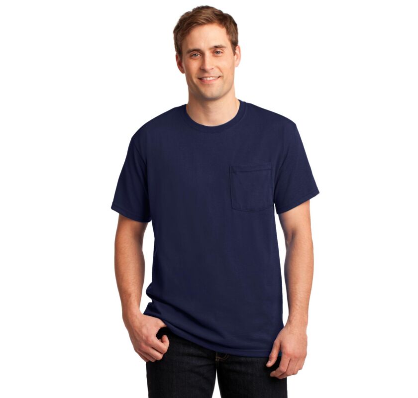 Dri Power ® 50/50 Cotton/Poly Pocket T Shirt Thumbnail