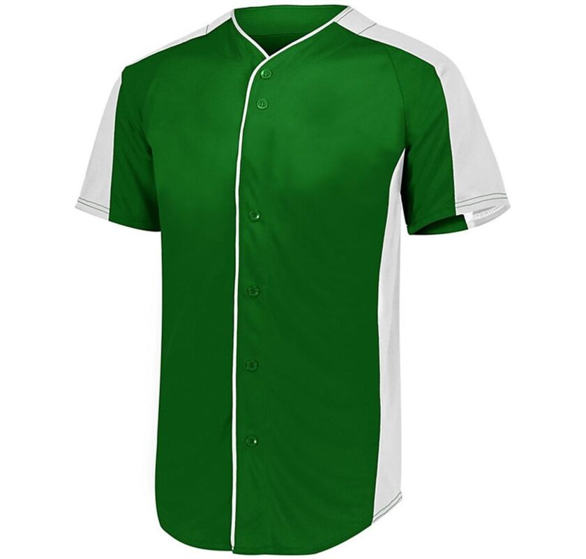 Men's Full Button Baseball Jersey Thumbnail