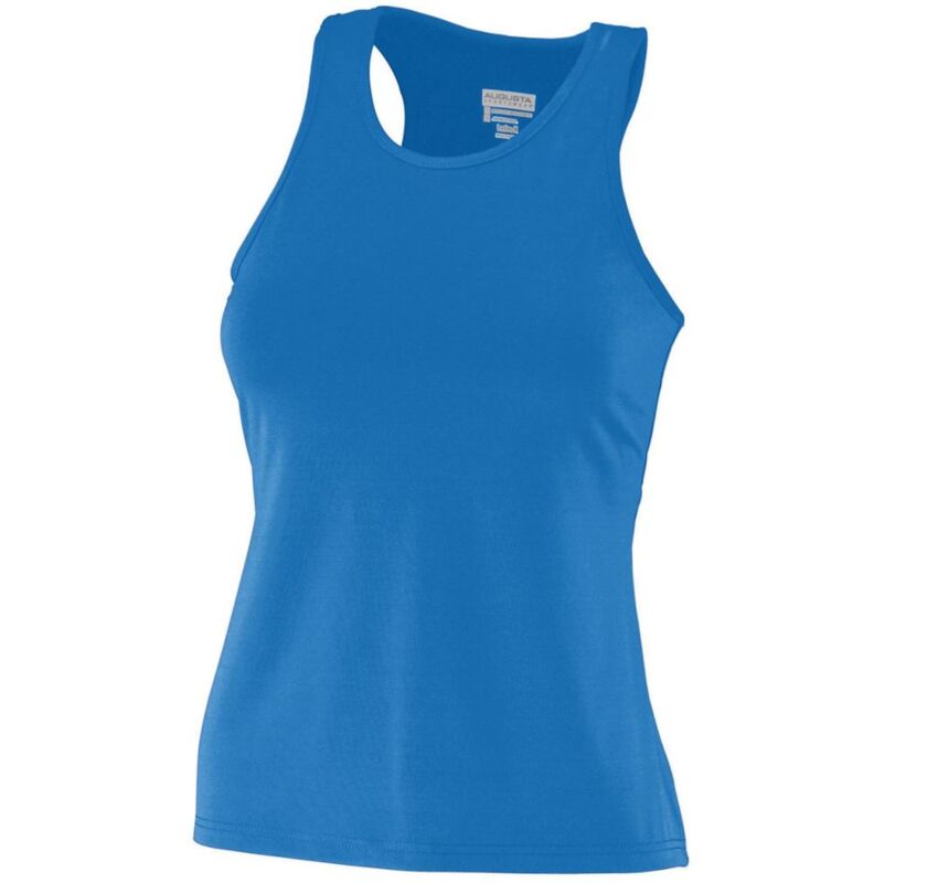 Women's Solid Racerback Tank Top Thumbnail