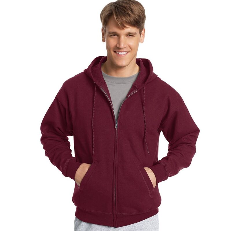 Unisex EcoSmart® Full-Zip Hooded Sweatshirt Thumbnail