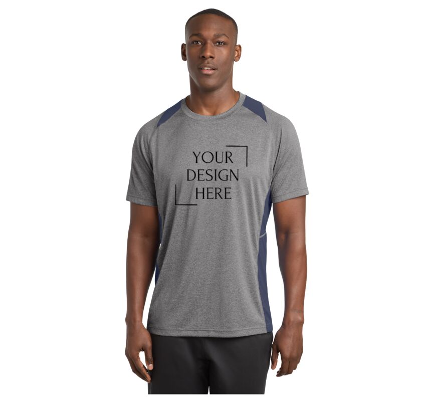 Heather Colorblock Contender Tee Thumbnail