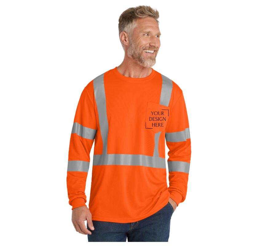 Ansi 107 Class 3 Mesh Long Sleeve Tee Thumbnail