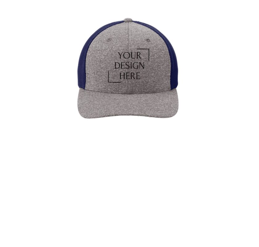 Flexfit ® Melange Mesh Back Trucker Cap Thumbnail