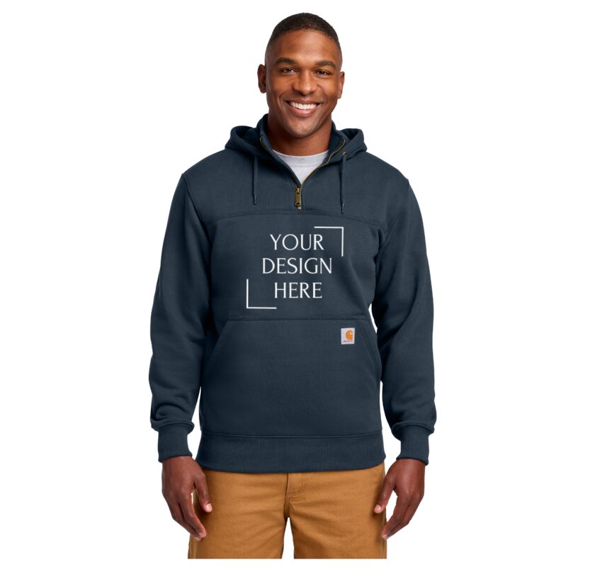 Rain Defender ® Paxton Heavyweight Hooded Zip Mock Sweatshirt Thumbnail