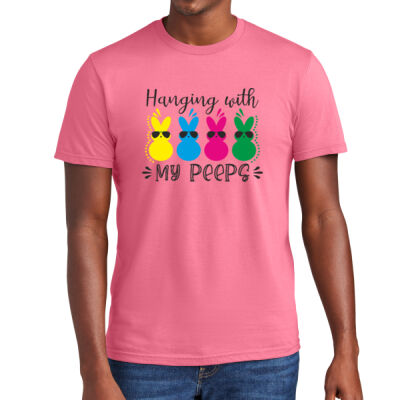 Easter Peeps Unisex - District 100% Cotton Short Sleeve T-Shirt Thumbnail