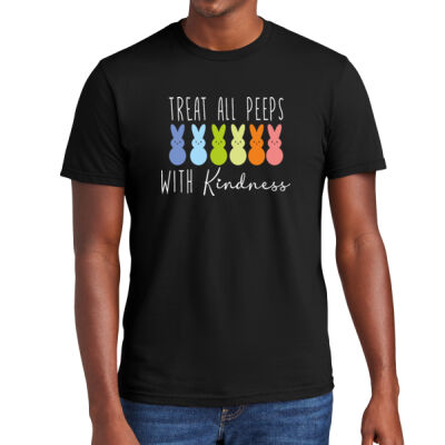 Easter Peeps / Kindness -  District 100% Cotton Short Sleeve T-Shirt Thumbnail