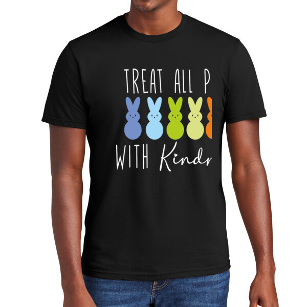 Easter Peeps / Kindness -  District 100% Cotton Short Sleeve T-Shirt Thumbnail