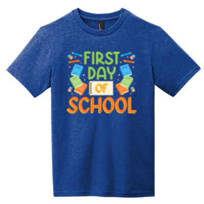  Back to School "First Day of School" 100% Cotton Youth Short Sleeve T-Shirt Thumbnail