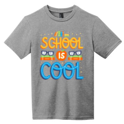  Back to School "School is Cool" 100% Cotton Youth Short Sleeve T-Shirt Thumbnail