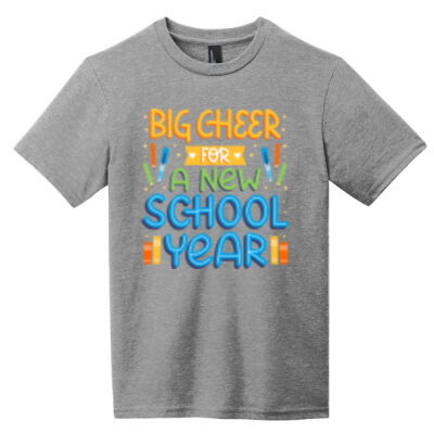  Back to School "A New School Year" 100% Cotton Youth Short Sleeve T-Shirt Thumbnail