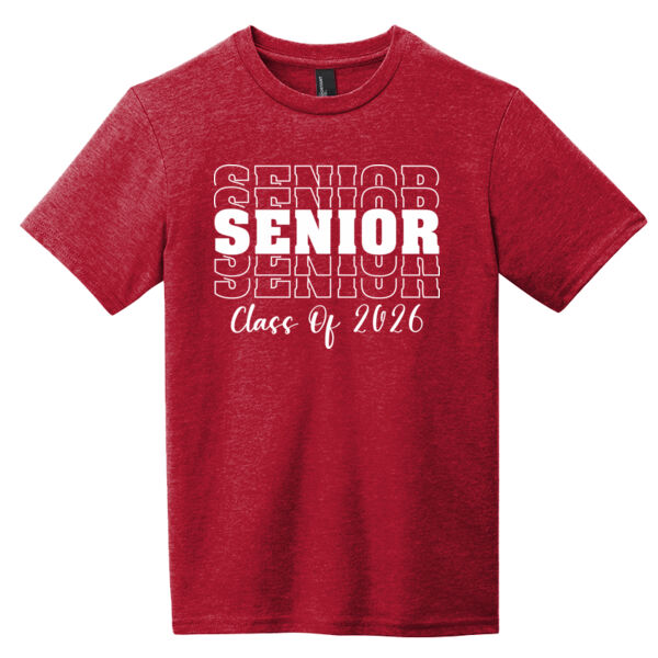 Senior 2026 100% Cotton Short Sleeve T-shirt Thumbnail