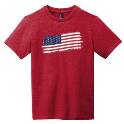 USA National American Flag - 4th of July - USA Patriotic Youth 100% Cotton T-Shirt Thumbnail