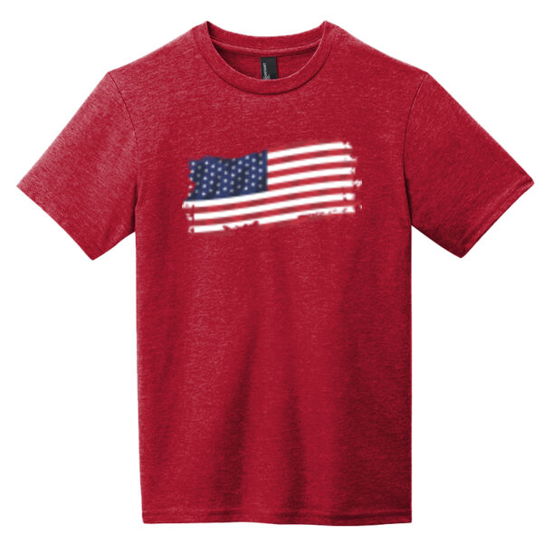 USA National American Flag - 4th of July - USA Patriotic Youth 100% Cotton T-Shirt Thumbnail