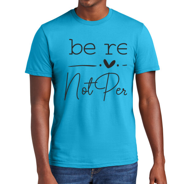 Custom Dad T-Shirt - Personalized Be Real Not Perfect Unisex Short Sleeve T-Shirt Thumbnail