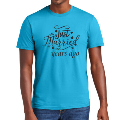 Just Married Years Ago Tee Idea for Couples, Short Sleeve T-Shirt Thumbnail
