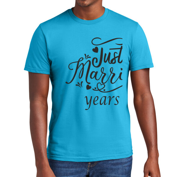 Just Married Years Ago Tee Idea for Couples, Short Sleeve T-Shirt Thumbnail