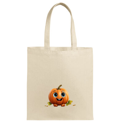 Eco-Friendly Pumpkin Tote for Halloween Thumbnail
