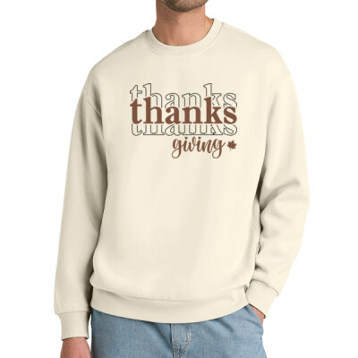 Thanks Giving Unisex Crewneck Sweatshirt| Fall Autumn Sweatshirt | Cozy Thanksgiving Outfit Thumbnail