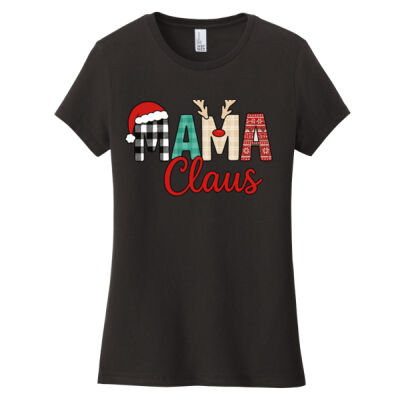 Mama Claus Christmas Holiday Tee Thumbnail