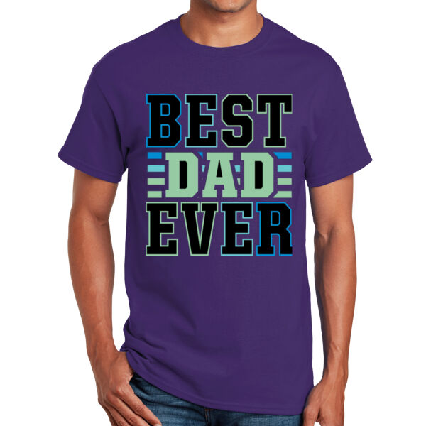 Best Dad Ever 100% Cotton Unisex Short Sleeve T-Shirt. Thumbnail